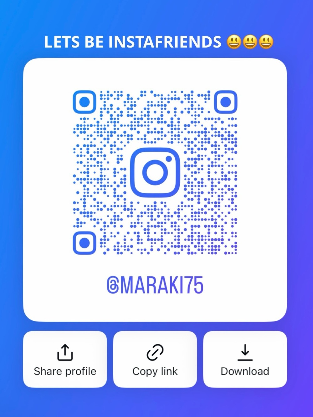 🔥🔥Follow me 🔥🔥Instagram QR